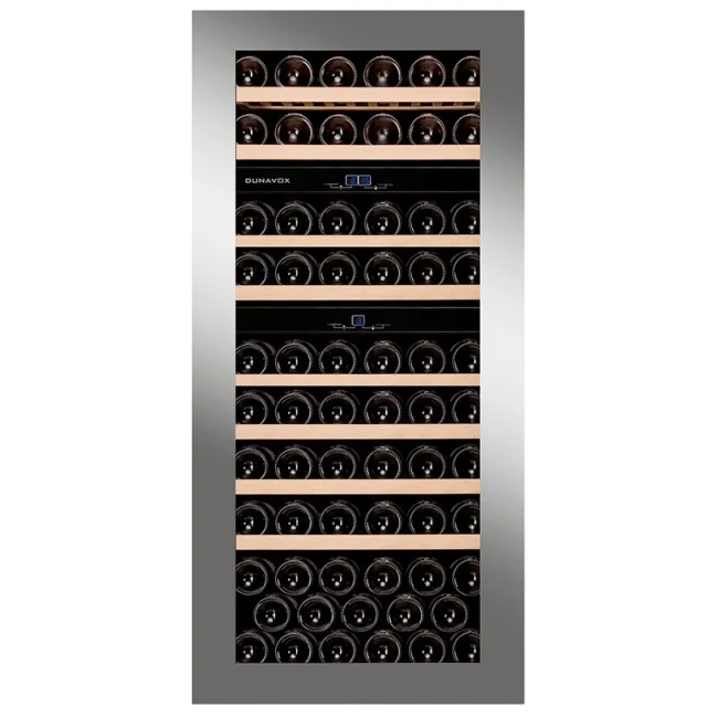 Dunavox vinski frižider potpuno ugradni trozonski DAVG-72.185DSS.TO Dunavox vinski frižider potpuno ugradni trozonski DAVG-72.185DSS.TO